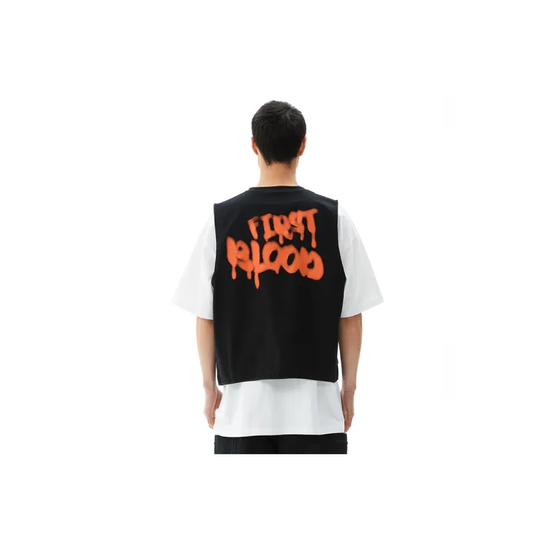 Lining X LNG X Li Ning Vests Unisex Black-4