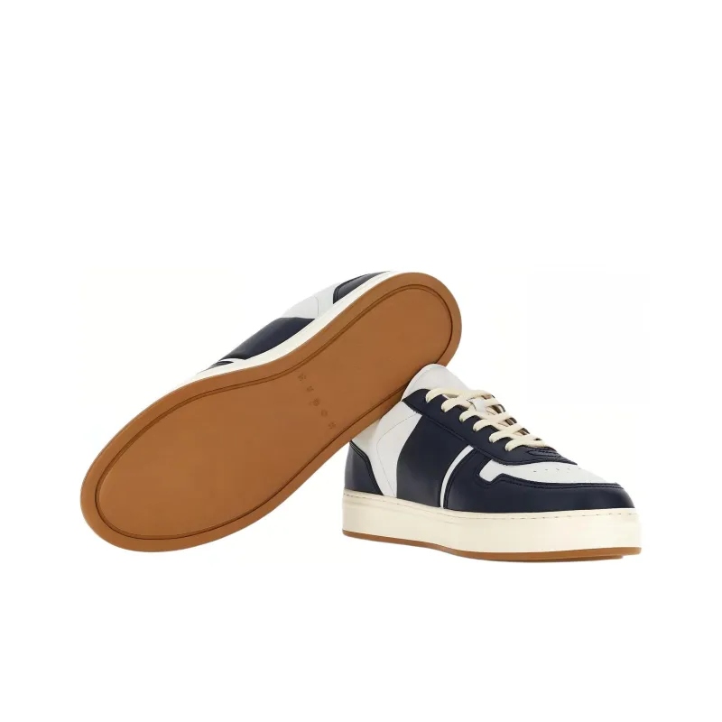 HOGAN H TV Low Top Skateboard Shoes Men's Blue-5