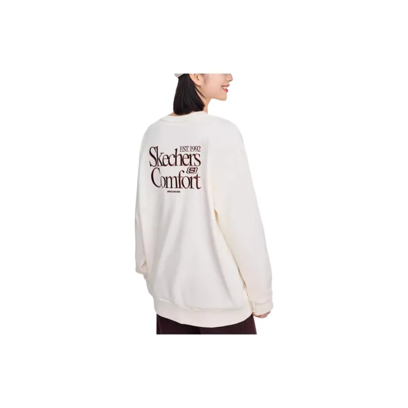 Skechers Sweatshirt Unisex Pure White-3