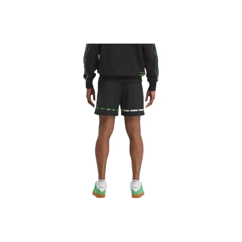 Reebok x PLEASURES Sports Shorts Unisex Black-3