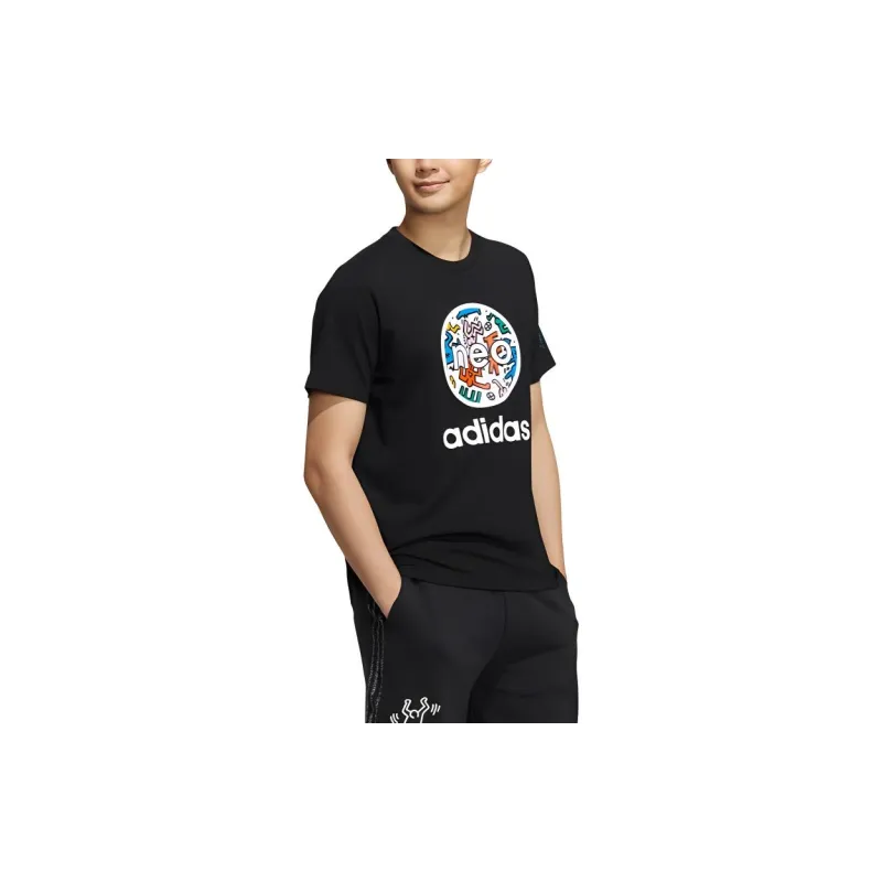 Adidas Neo x · Keith Haring T Shirt Unisex Black-5