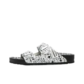 Birkenstock Slide Slippers Unisex Black White