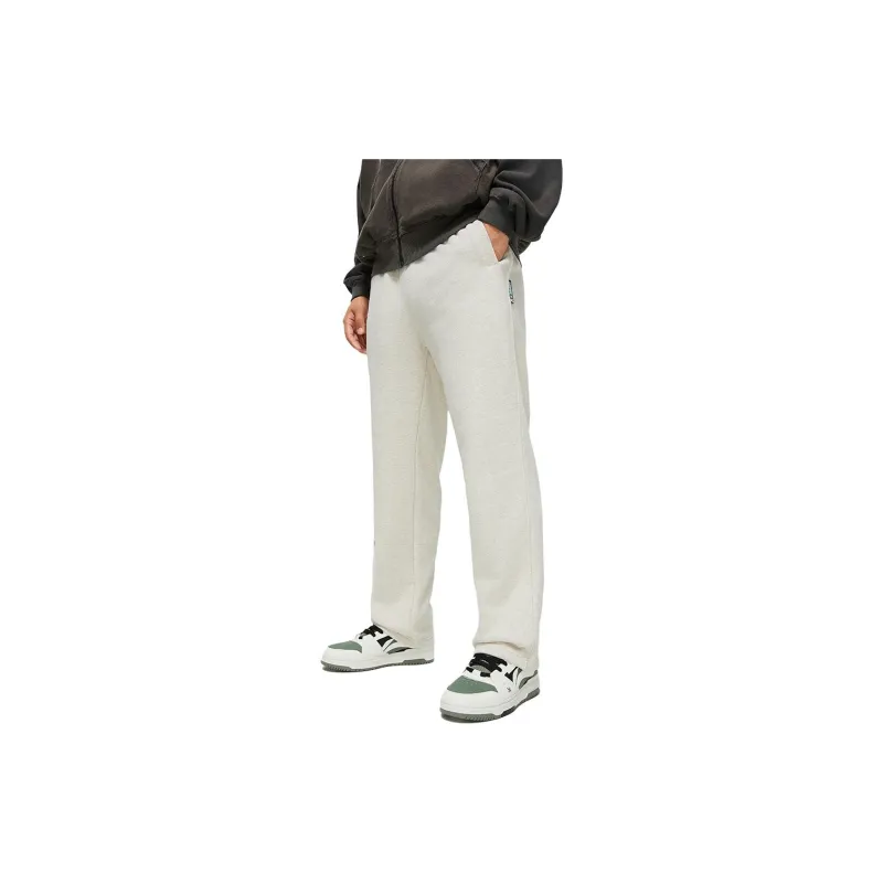 LiNing Badfive Sports Pants Men's Heather Gray Light Khaki-3