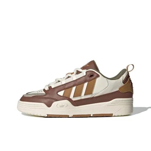 Adidas Originals Adi2000 Anti-Slip Wear-Resistant Low-Top Skateboard Shoes Unisex White Brown