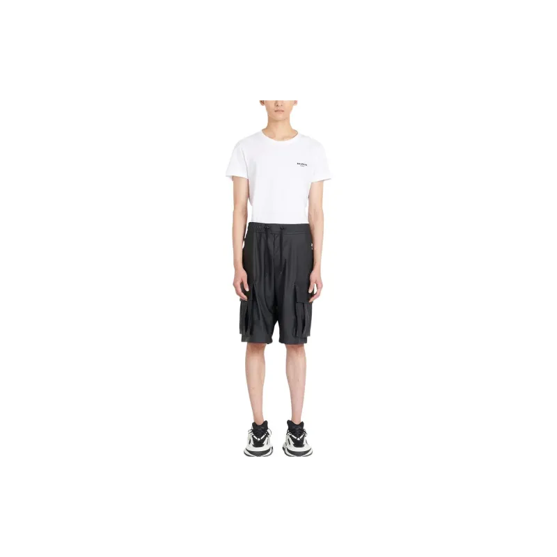 BALMAIN Cargo Track Style Shorts-1