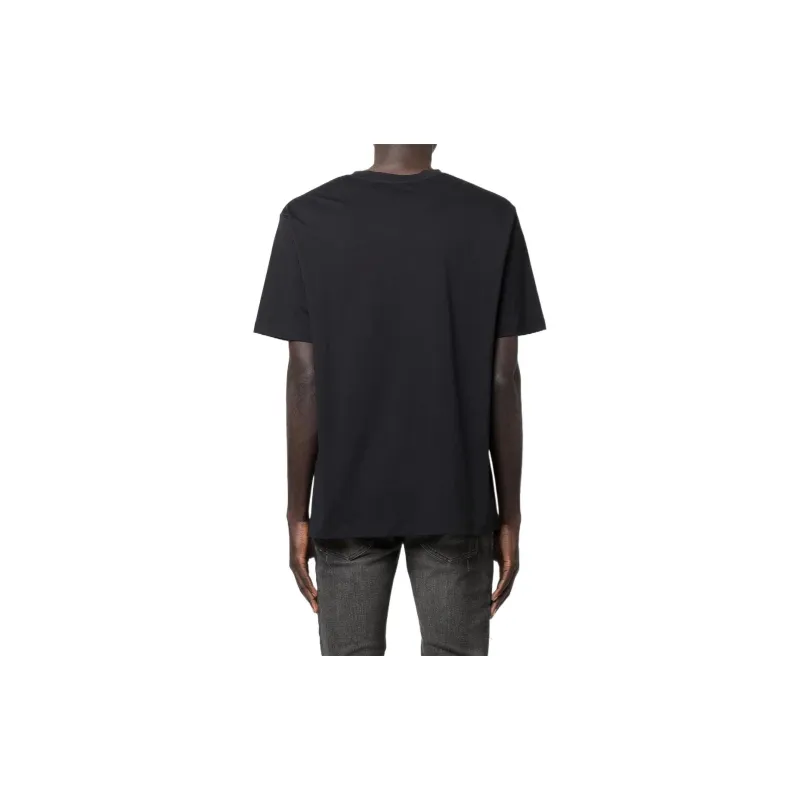 BALMAIN Flocked Coin Crewneck T-Shirt-1