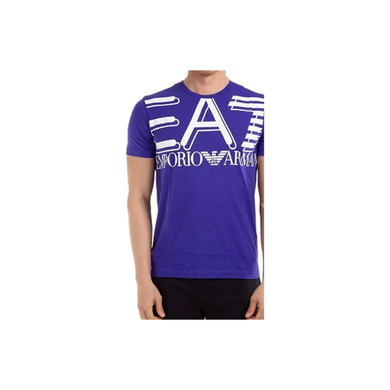 EMPORIO ARMANI EA7 T Shirt Men's Purple-4