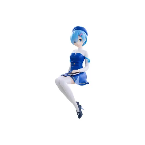 FURYU Zero Starting Life In Another World, Instant Noodle Pressure, Rem, Reading Girl Ver. Bonus Gifts 15cm