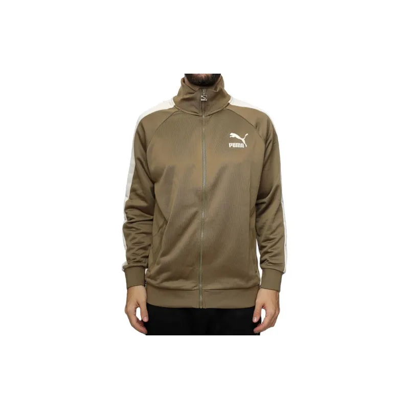 PUMA T7 ICONIC Men's Track Jacket Jacket Men's Dark Khaki-5