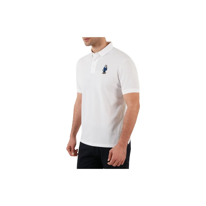 EMPORIO ARMANI Polo Shirts Men White-3