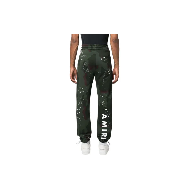 AMIRI Knitted Sweatpants Men Dark Green-4