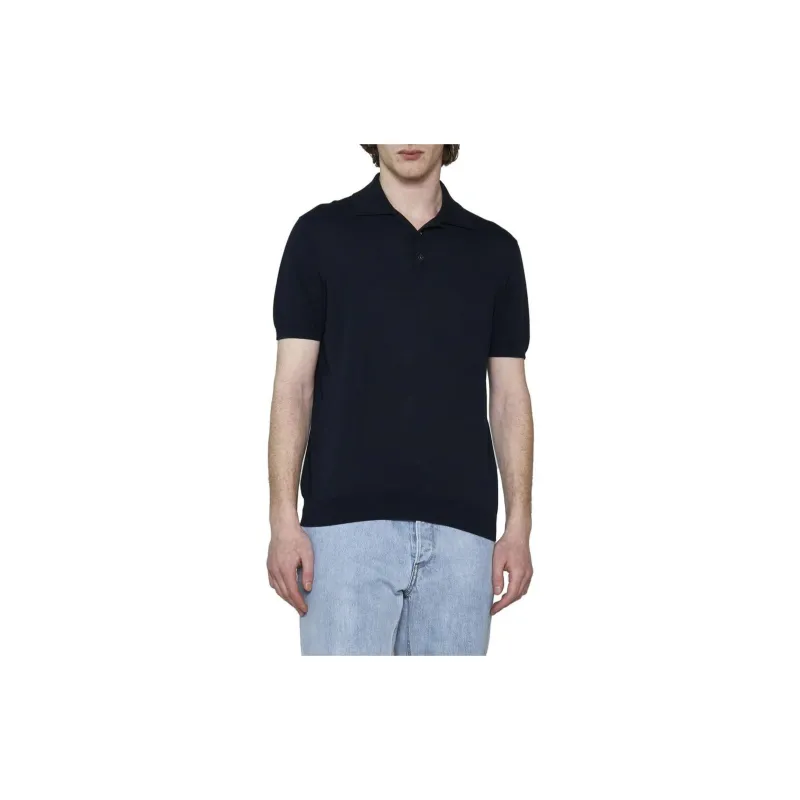 MALO Polo Shirts Men Dark Blue-2
