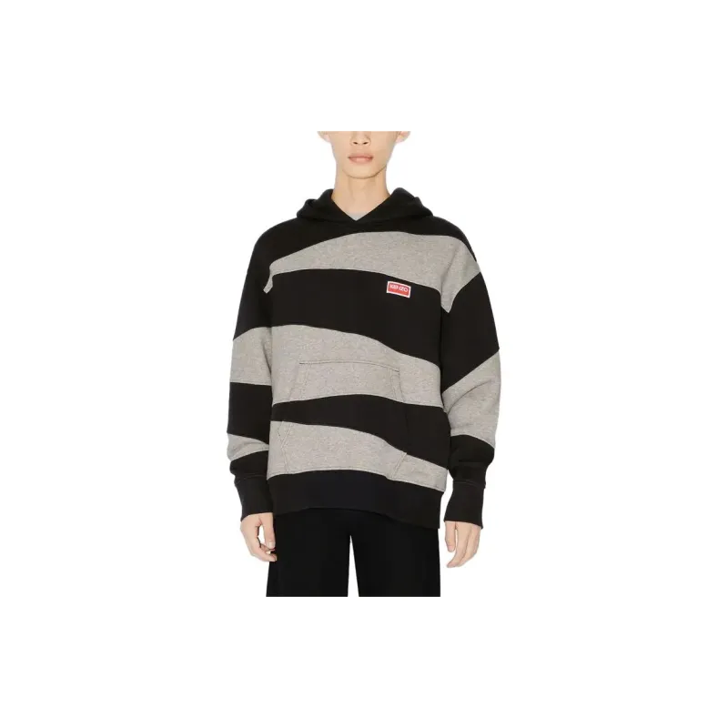KENZO Panelled Cotton Hoodie-3
