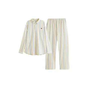 Peninsula City Pajama Set Men's Beige Apricot