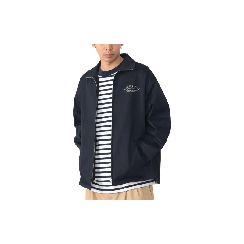 Beams Jackets Men Marine Blue-3