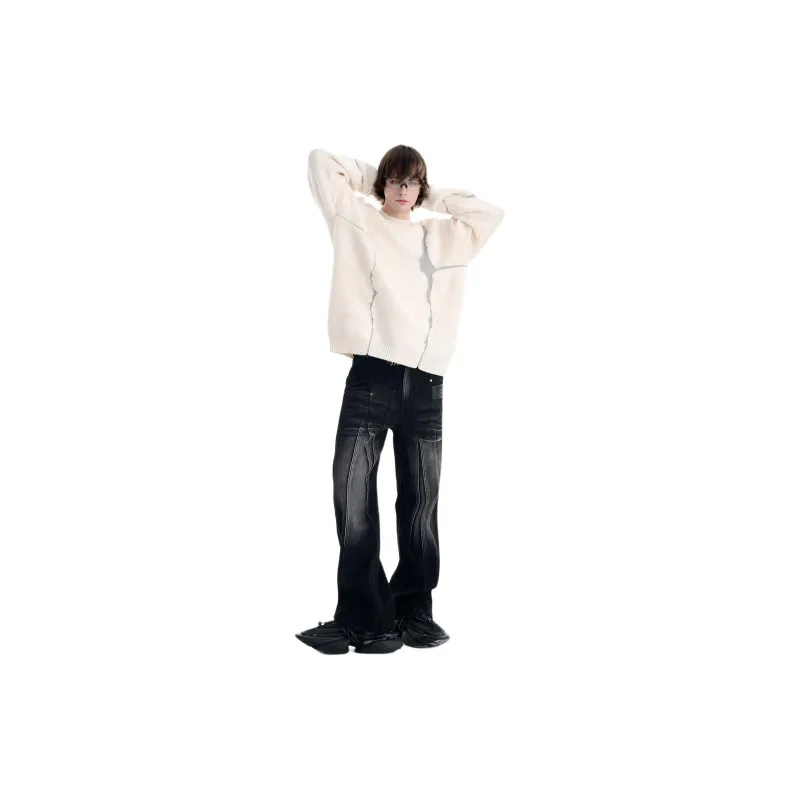TIWILLTANG Knitted Fabric Sweater Unisex-13