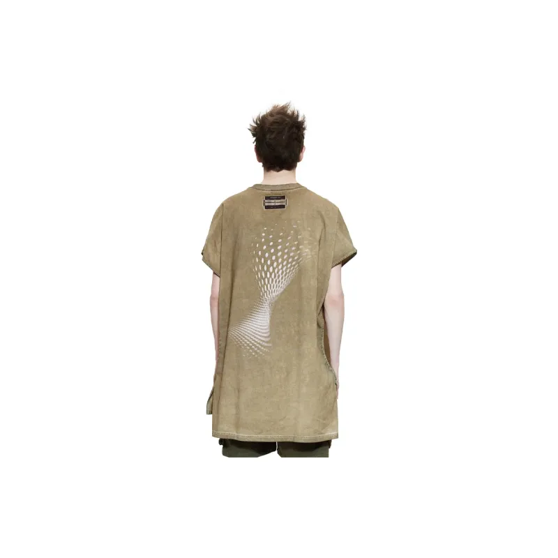LIFEGOESON T-Shirts Unisex Fallen Leaves Green-2