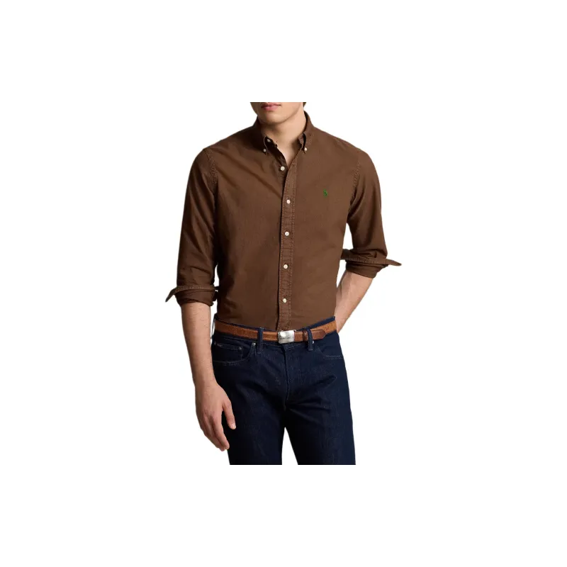 Polo Ralph Lauren Shirt Men's Chocolate-2