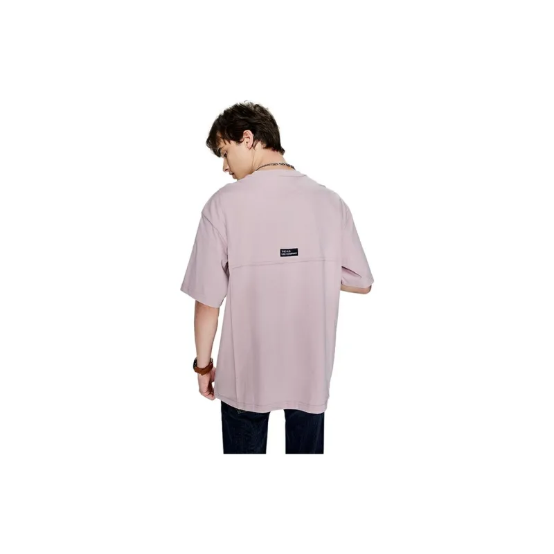 Lee T Shirts Men Dirty Pink-5
