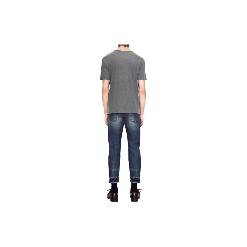 GUCCI T-Shirts Men Dark Gray-2