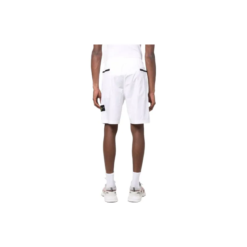 STONE ISLAND Casual Shorts Men White-2