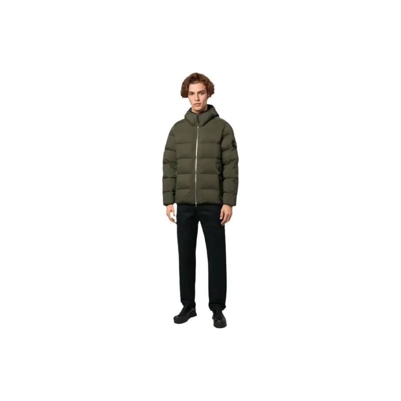 STONE ISLAND Compass Patch Zip Up Puffer Jacket-2