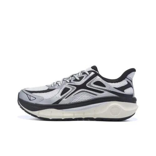 BMAI Pioneers Thick Tao Running Shoes Men Mid-Top Silver/Black/Gray