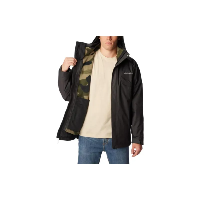 Columbia Windbreaker Jackets Men Dark Gray-5