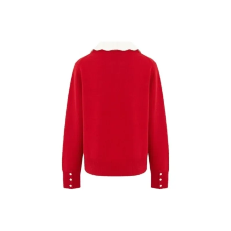 Caroline Sweaters Women's Red-1