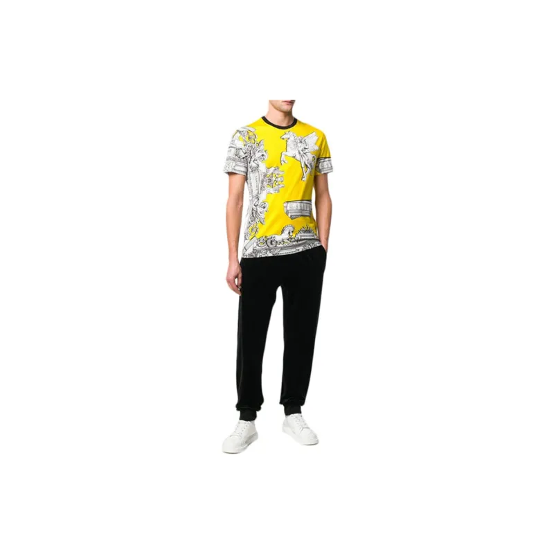 VERSACE T Shirts Men Yellow-1
