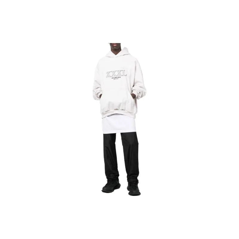Balenciaga Crinkled Effect Straight Leg Trousers-1