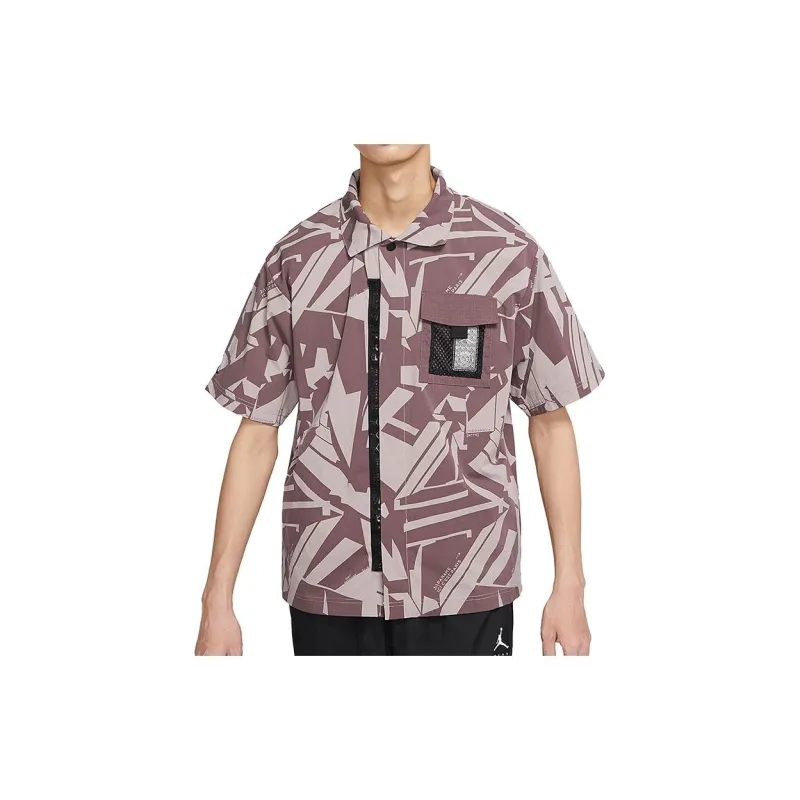 Jordan Shirts Men Pink Brown-3