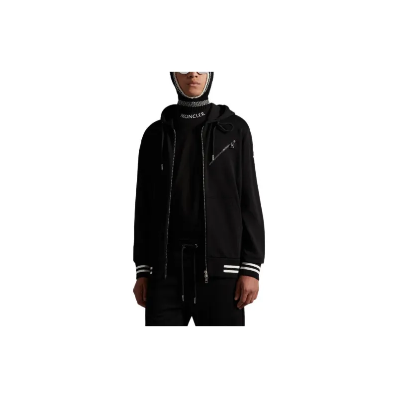 Moncler Sweatshirts Men Black-1