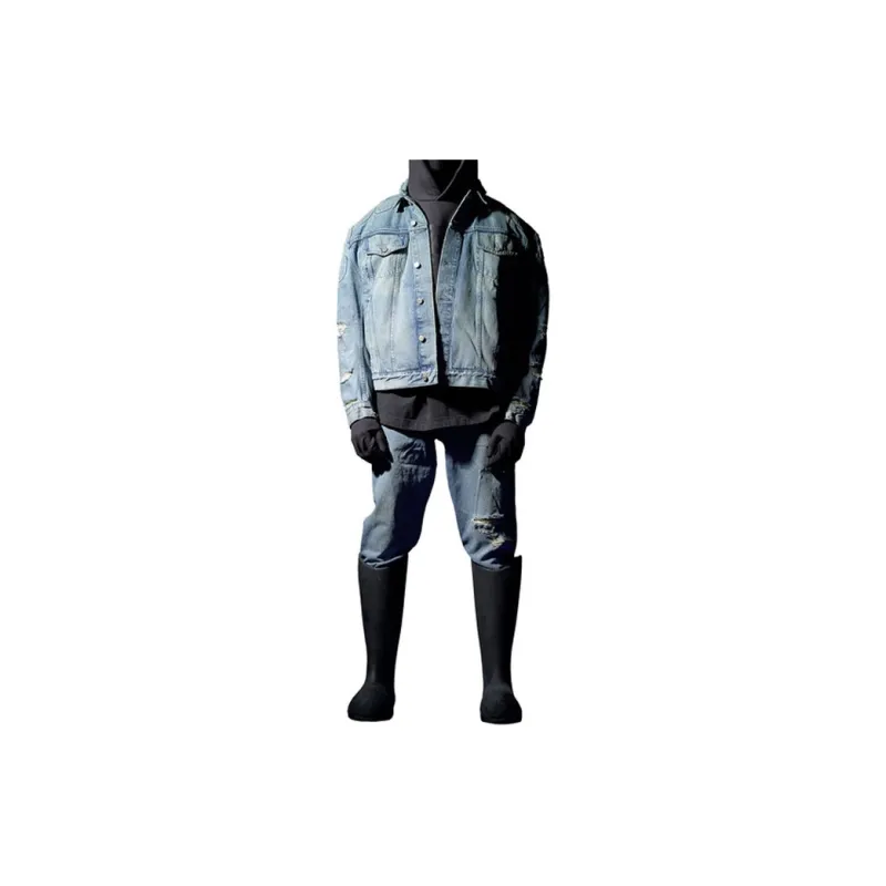YEEZY Gap Padded Denim Jacket L - POIZON