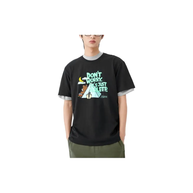 Skechers Stroll T Shirt Men's Charcoal Black-3