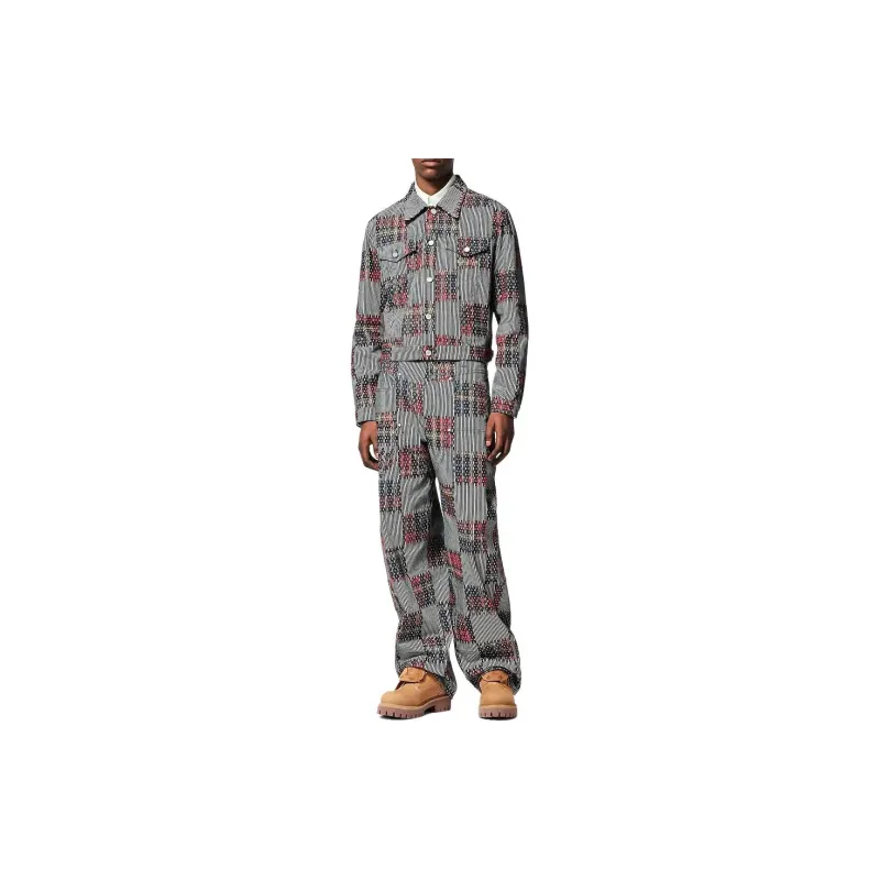 LOUIS VUITTON FW24 Jackets Coats Men's Gray-1