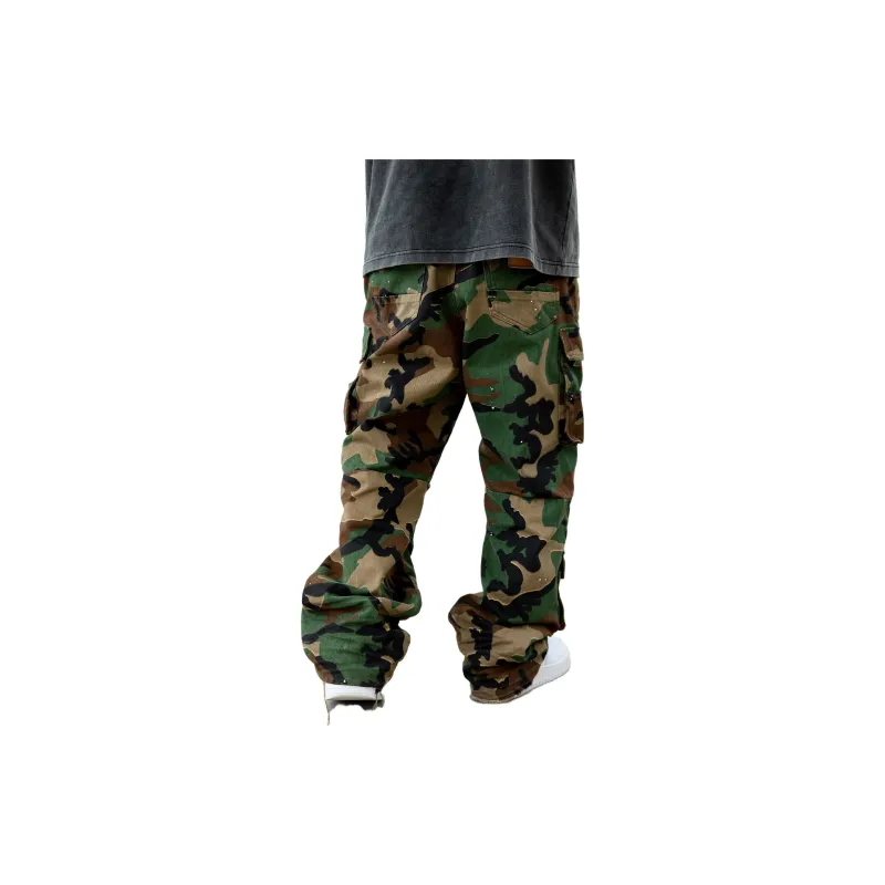 S45 Casual Pants Unisex Camouflage-3