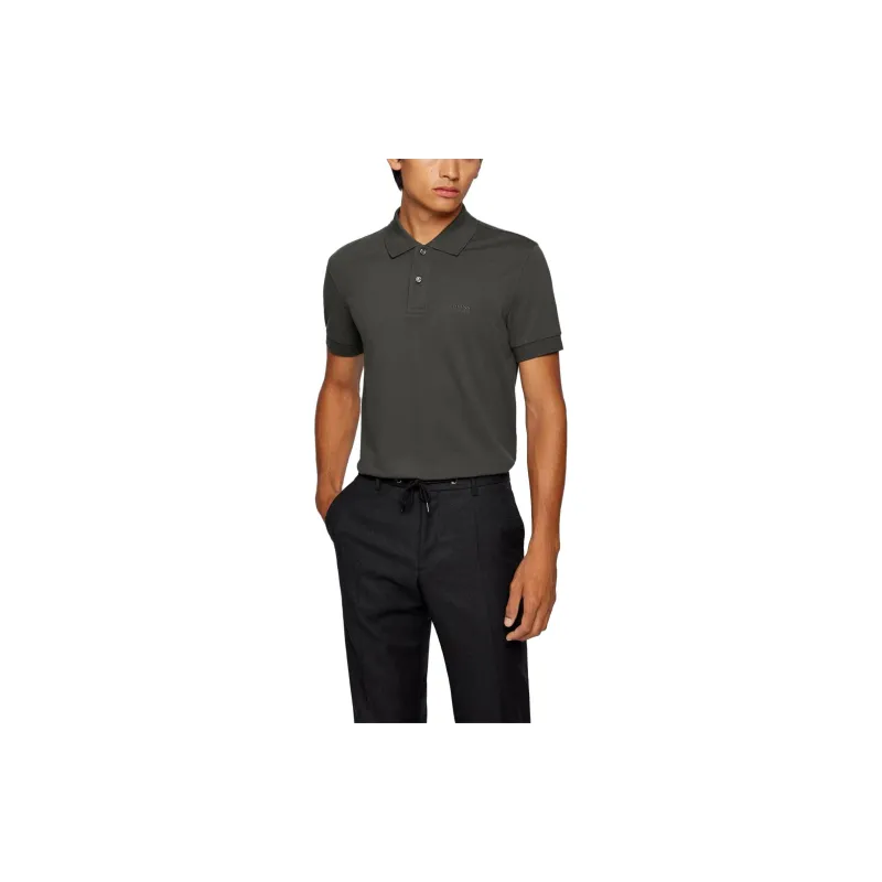 HUGO BOSS Polo Shirts Men Dark Gray-2