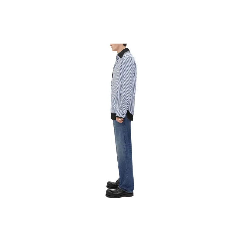 Bottega Veneta Double Layered Striped Shirt-4