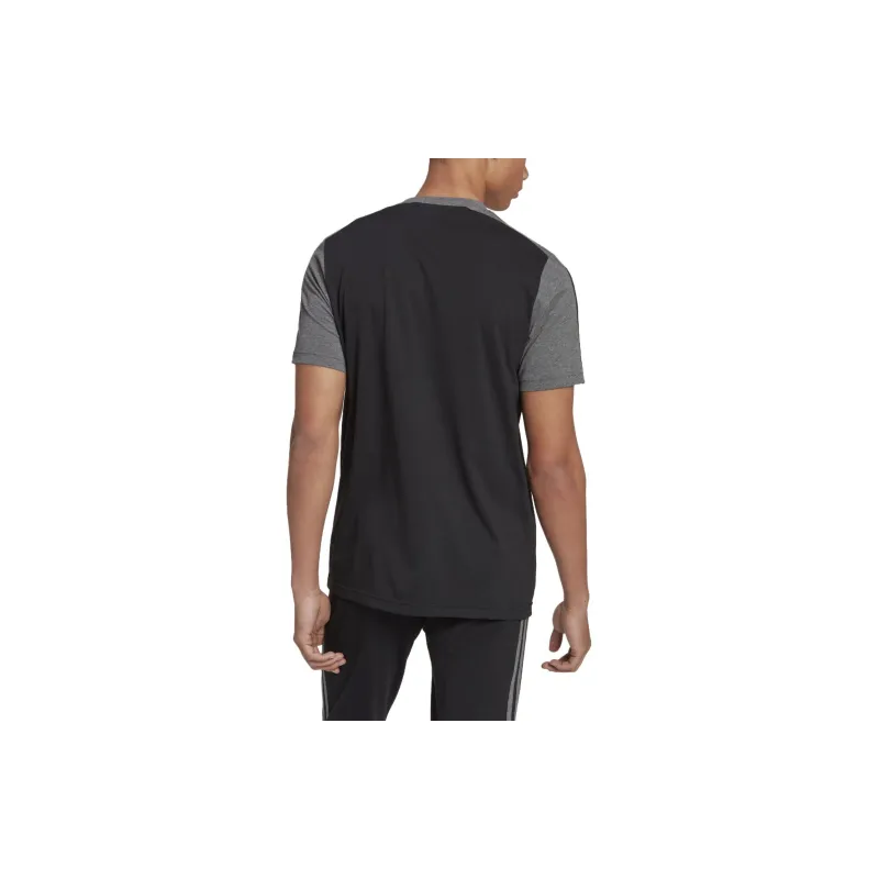 Adidas T Shirt Men's Black Gray-2