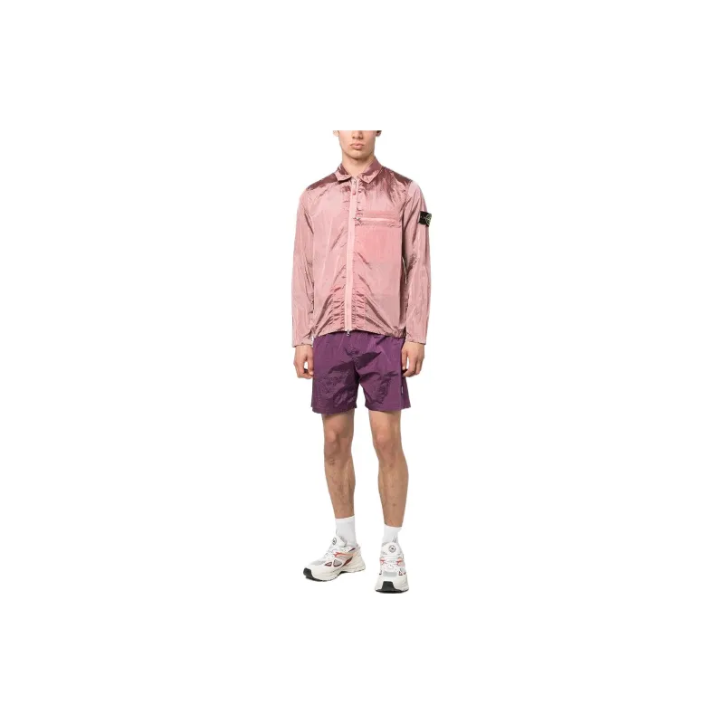 STONE ISLAND SS23 Nylon Meta Jackets Coats Men's Pink-1