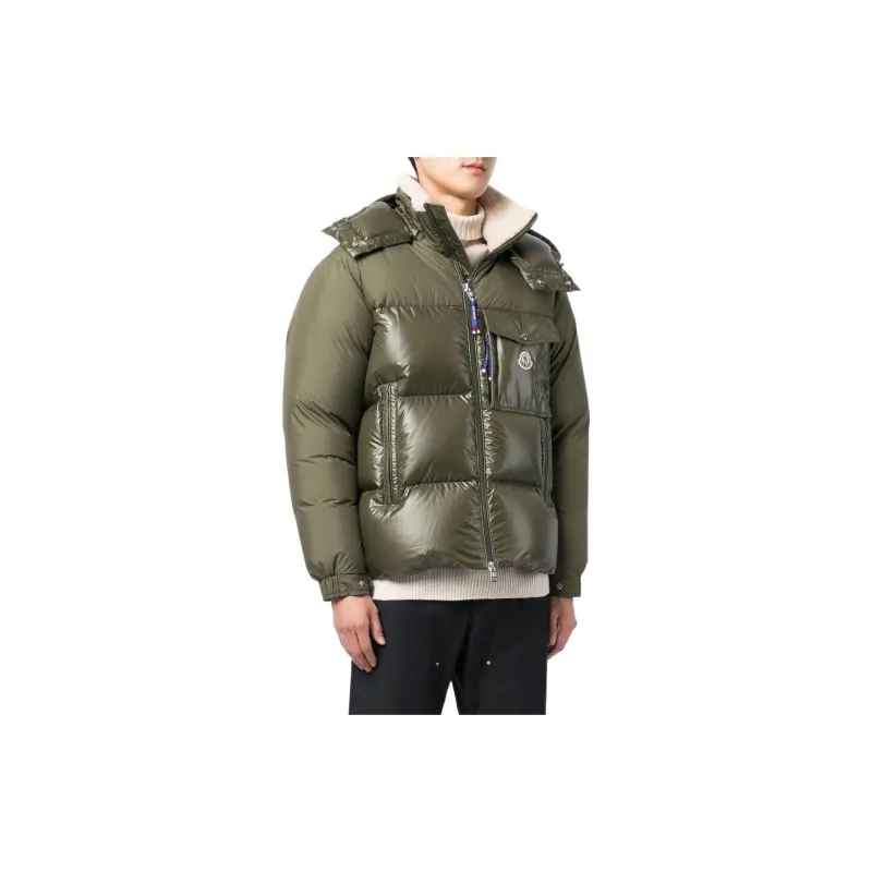 Moncler FW22 Down Jacket Men's Green-3