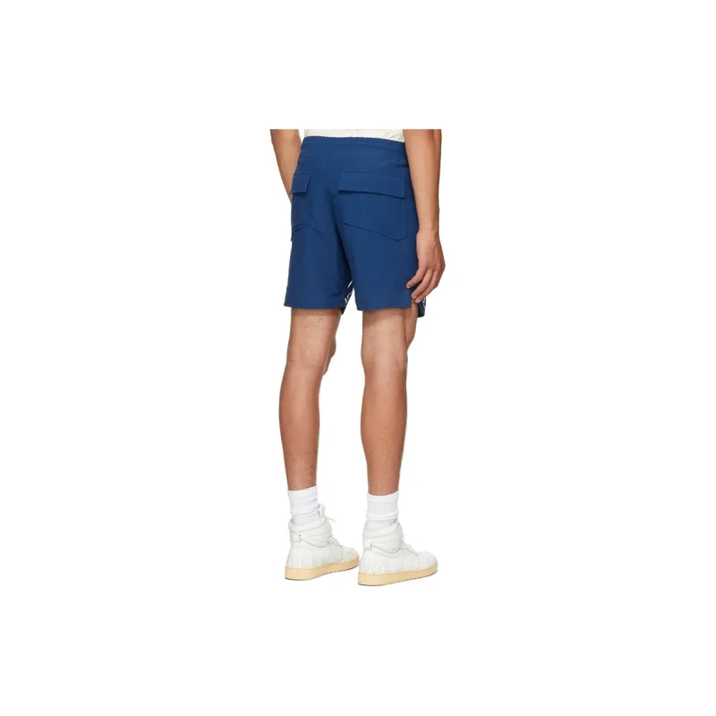 RHUDE Casual Shorts Men Blue-3