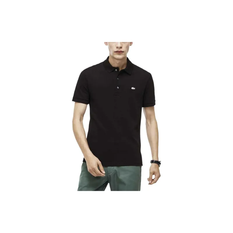 LACOSTE Polo Shirts Men Black-2