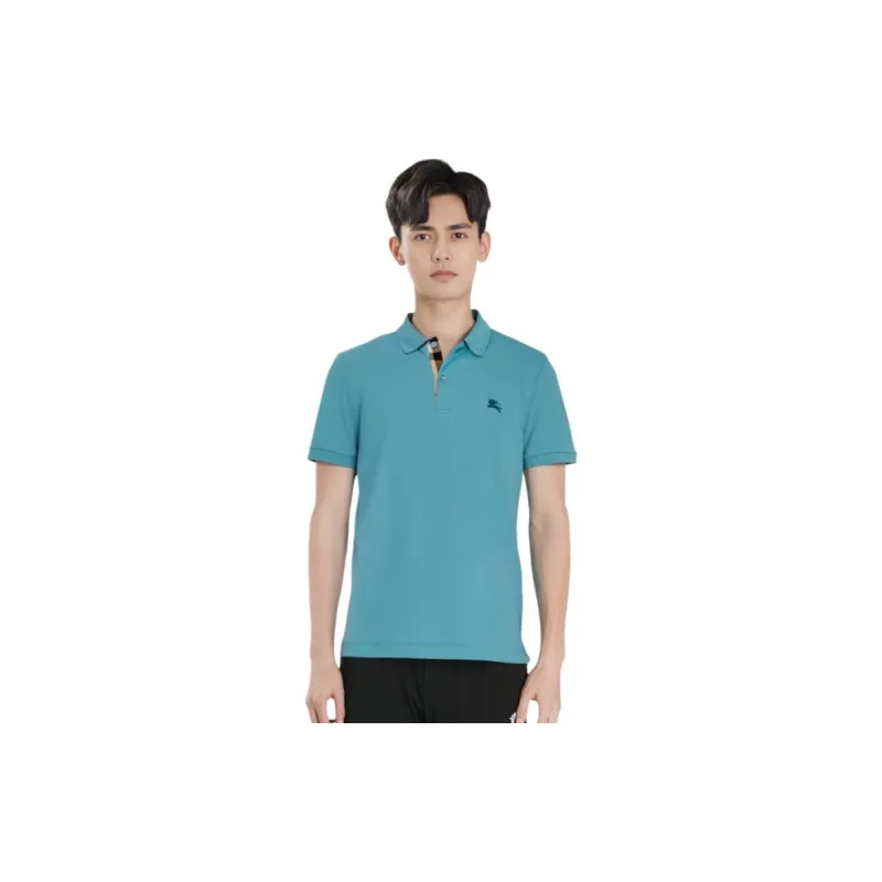 Burberry Polo Shirts Men Blue-1