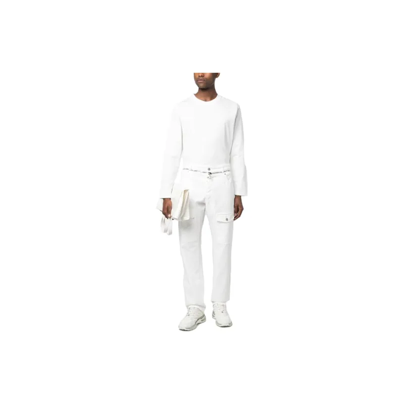 BALMAIN Straight Denim Cargo Pants-1