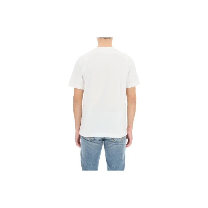 CDG Play T Shirts Men White-2