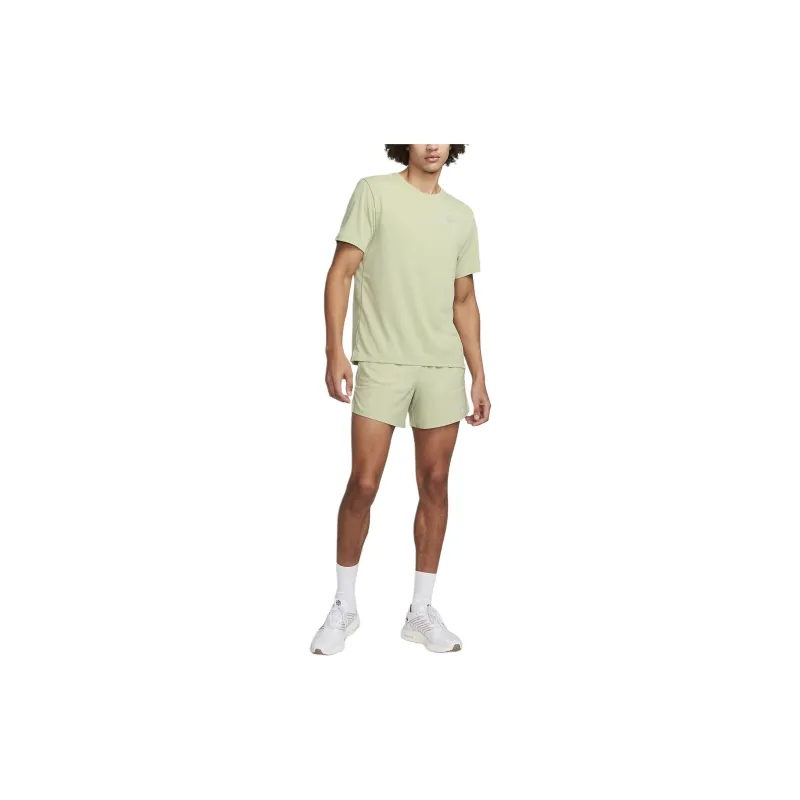 Nike MILER T Shirts Men Olive-2