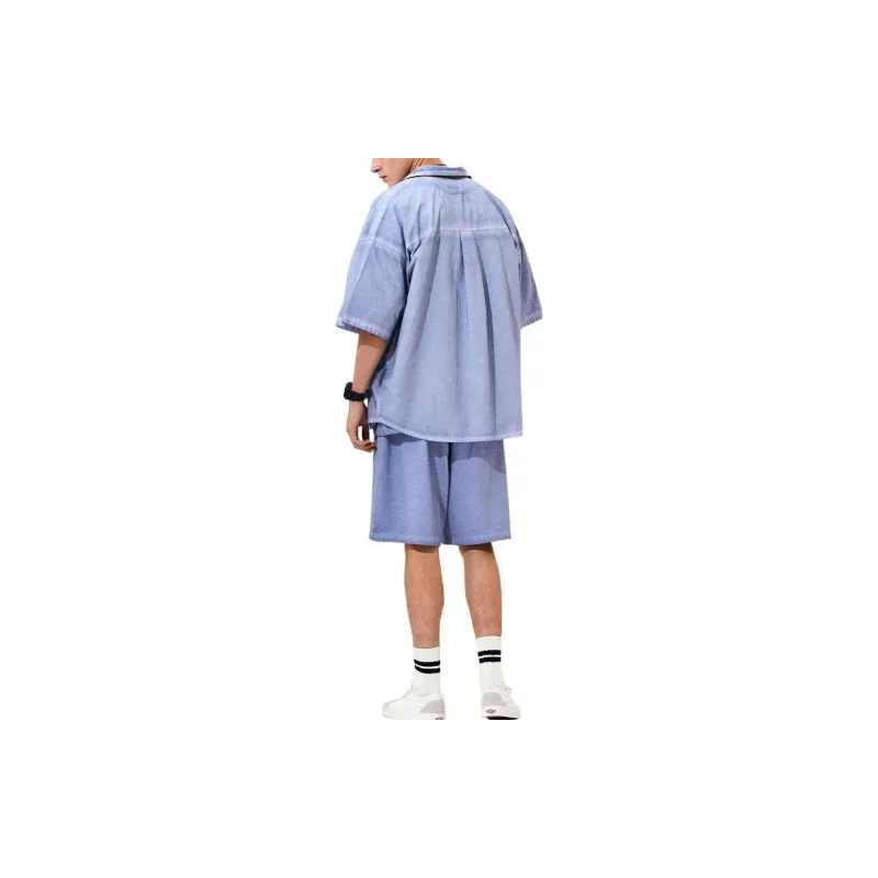 Dickies Shirts Men Gray Purple-2
