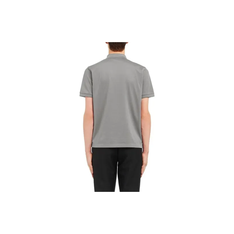PRADA Polo Shirts Men Gray-3